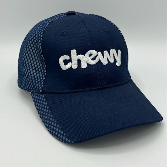 CHEWY BLUE AND WHITE BALL CAP HAT NEW - Picture 1 of 7